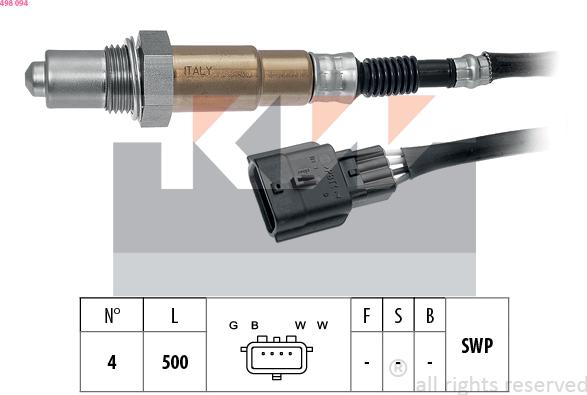 KW 498 094 - Lambda zonde ps1.lv