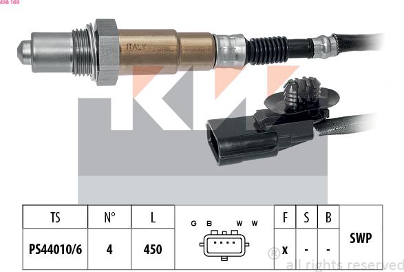 KW 498 169 - Lambda zonde ps1.lv