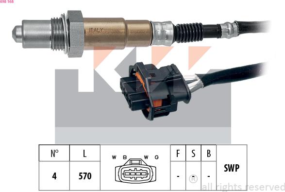 KW 498 168 - Lambda zonde ps1.lv