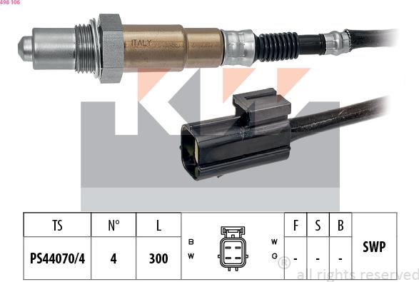 KW 498 106 - Lambda zonde ps1.lv