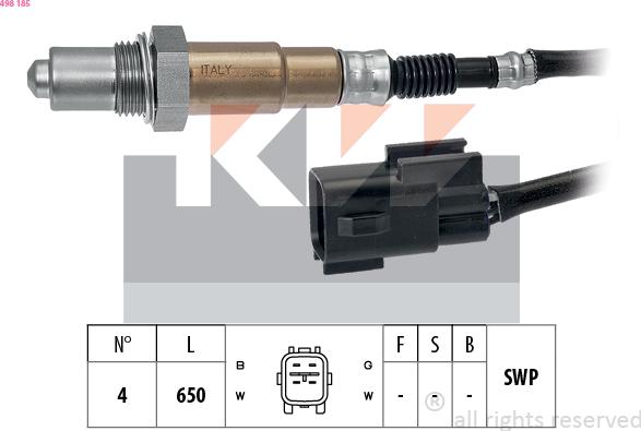 KW 498 185 - Lambda zonde ps1.lv