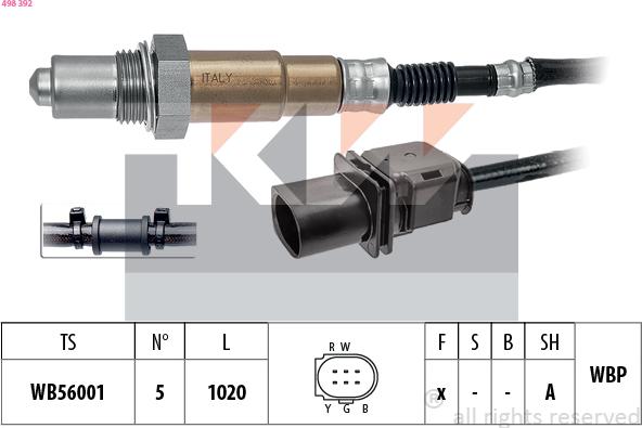 KW 498 392 - Lambda zonde ps1.lv