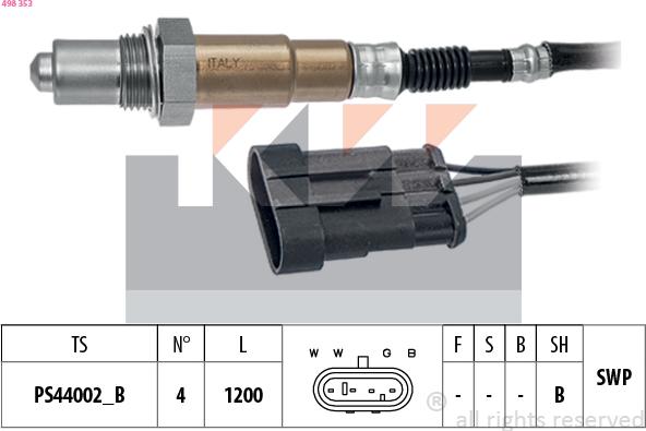 KW 498 353 - Lambda zonde ps1.lv