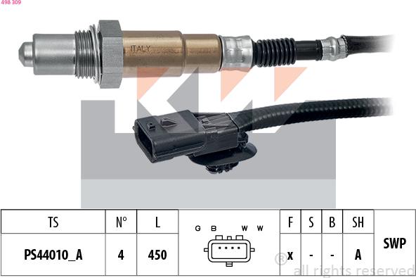 KW 498 309 - Lambda zonde ps1.lv