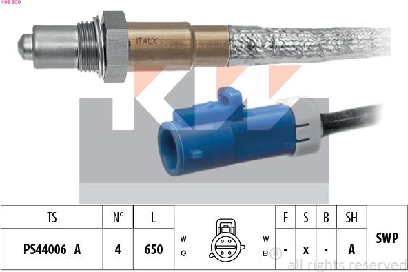 KW 498 300 - Lambda zonde ps1.lv