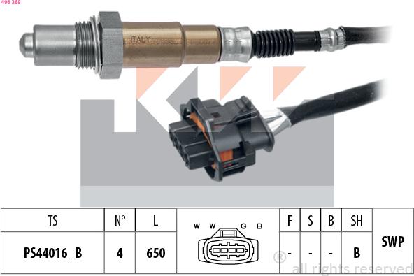 KW 498 385 - Lambda zonde ps1.lv