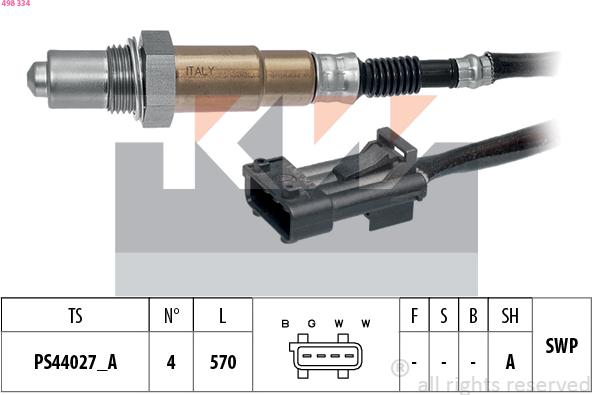 KW 498 334 - Lambda zonde ps1.lv