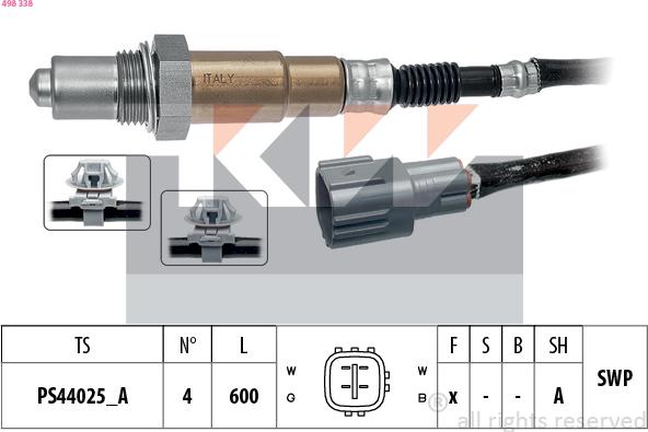 KW 498 338 - Lambda zonde ps1.lv