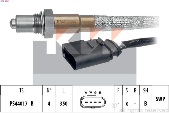 KW 498 252 - Lambda zonde ps1.lv