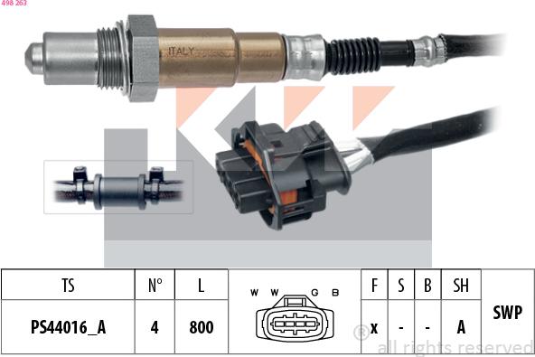 KW 498 263 - Lambda zonde ps1.lv