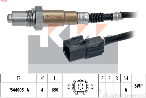 KW 498 262 - Lambda zonde ps1.lv