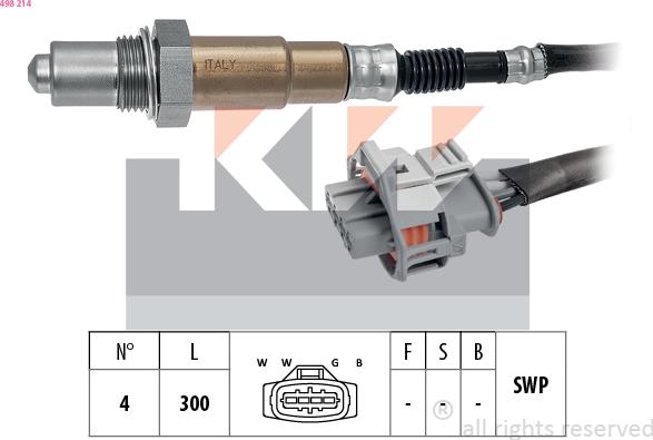 KW 498 214 - Lambda zonde ps1.lv