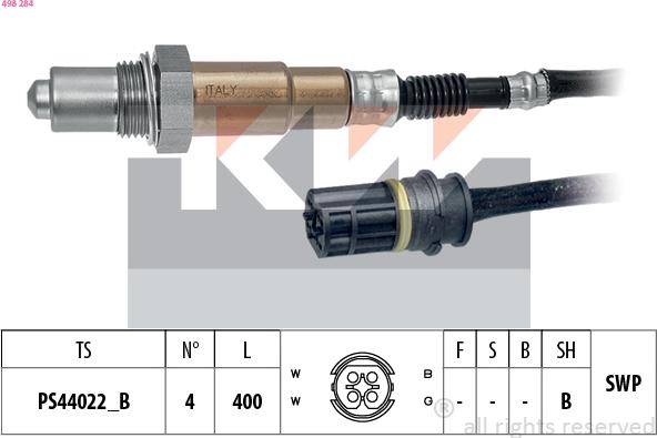 KW 498 284 - Lambda zonde ps1.lv