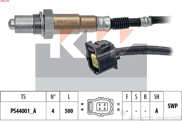 KW 498 234 - Lambda zonde ps1.lv