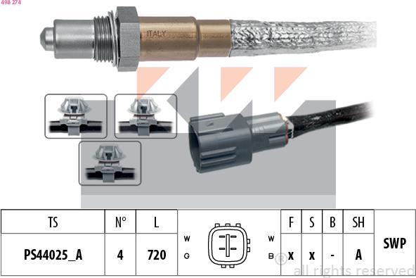 KW 498 274 - Lambda zonde ps1.lv