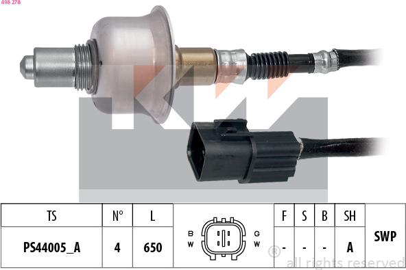 KW 498 278 - Lambda zonde ps1.lv