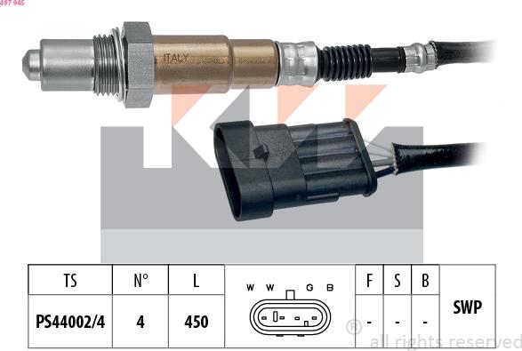 KW 497 945 - Lambda zonde ps1.lv