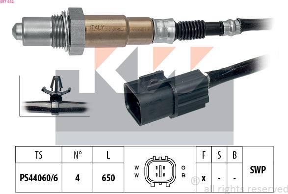 KW 497 542 - Lambda zonde ps1.lv