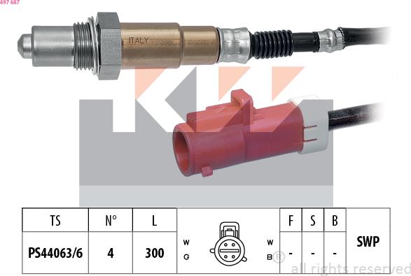 KW 497 687 - Lambda zonde ps1.lv