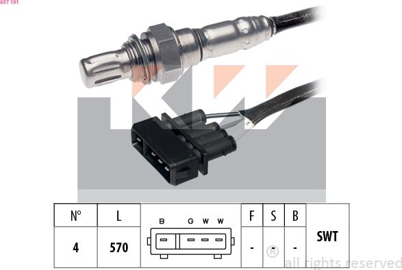 KW 497 191 - Lambda zonde ps1.lv