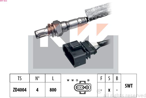 KW 497 352 - Lambda zonde ps1.lv