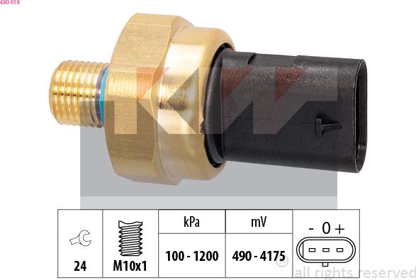 KW 480 018 - Devējs, Eļļas spiediens ps1.lv