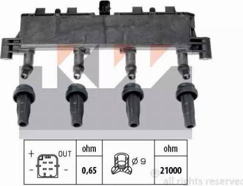 KW 470 470 - Aizdedzes spole ps1.lv