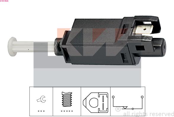 KW 510 056 - Bremžu signāla slēdzis ps1.lv