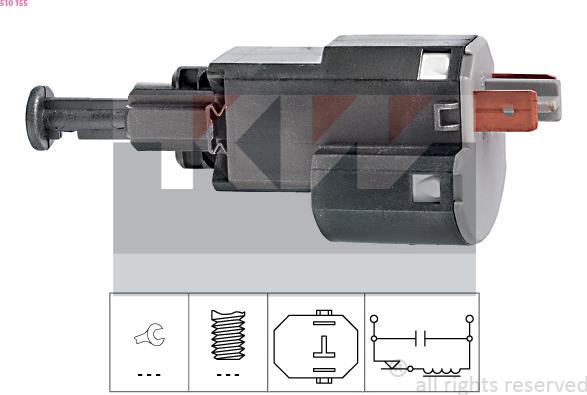 KW 510 155 - Bremžu signāla slēdzis ps1.lv