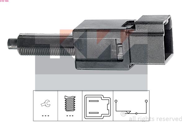KW 510 165 - Bremžu signāla slēdzis ps1.lv