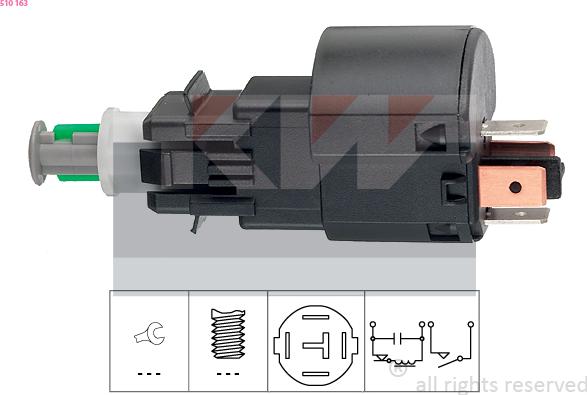KW 510 163 - Bremžu signāla slēdzis ps1.lv