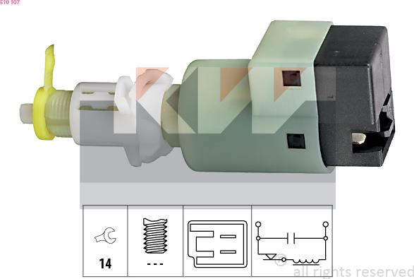 KW 510 107 - Bremžu signāla slēdzis ps1.lv