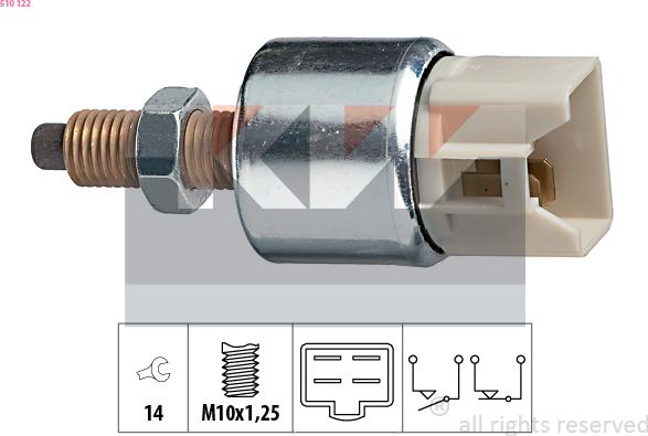 KW 510 122 - Bremžu signāla slēdzis ps1.lv