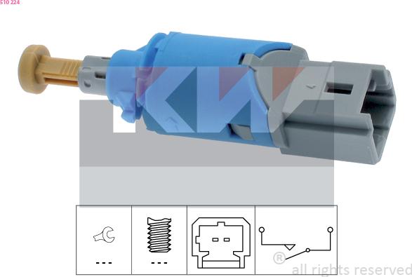 KW 510 224 - Bremžu signāla slēdzis ps1.lv