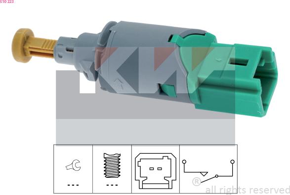 KW 510 223 - Bremžu signāla slēdzis ps1.lv