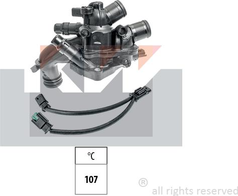 KW 580 964 - Termostats, Dzesēšanas šķidrums ps1.lv