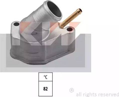 KW 580 353 - Termostats, Dzesēšanas šķidrums ps1.lv