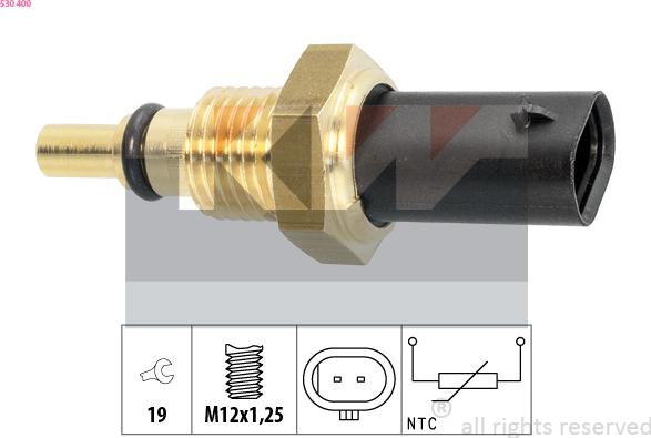 KW 530 400 - Devējs, Eļļas temperatūra ps1.lv