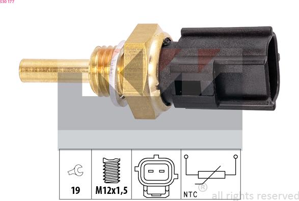 KW 530 177 - Devējs, Eļļas temperatūra ps1.lv