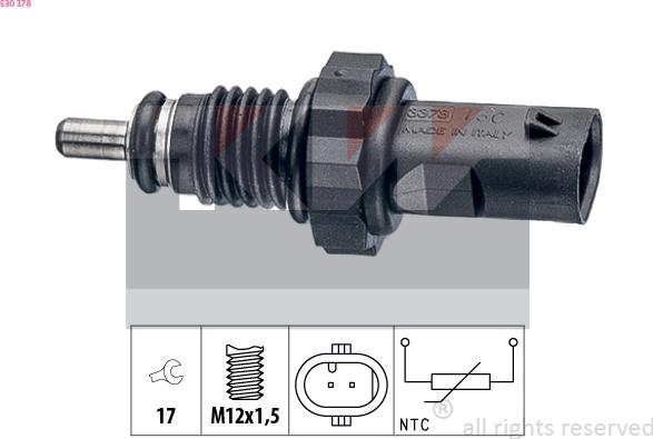 KW 530 378 - Devējs, Eļļas temperatūra ps1.lv