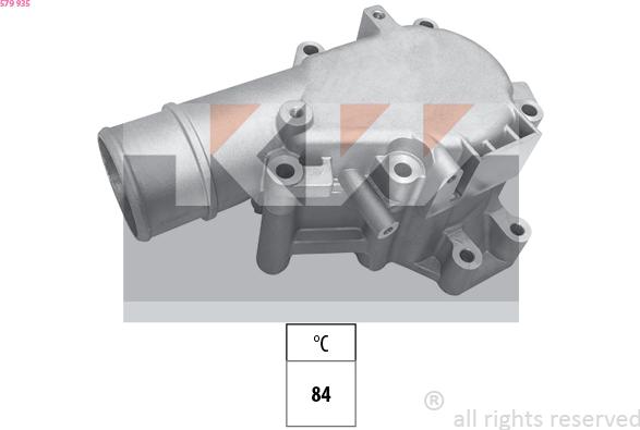 KW 579 935 - Termostats, Dzesēšanas šķidrums ps1.lv