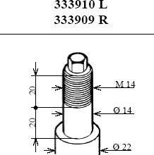 KYB 333909 - Amortizators ps1.lv