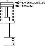 KYB SM5165 - Amortizatora statnes balsts ps1.lv