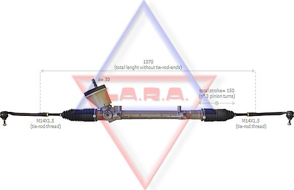 LA.R.A. 310040 - Stūres mehānisms ps1.lv