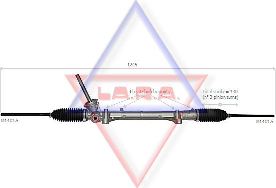 LA.R.A. 310041 - Stūres mehānisms ps1.lv