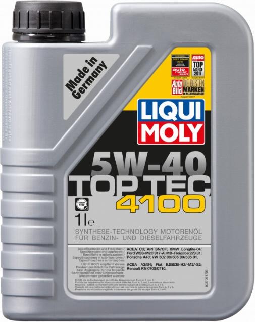 Liqui Moly TOPTEC41005W40 - --- ps1.lv