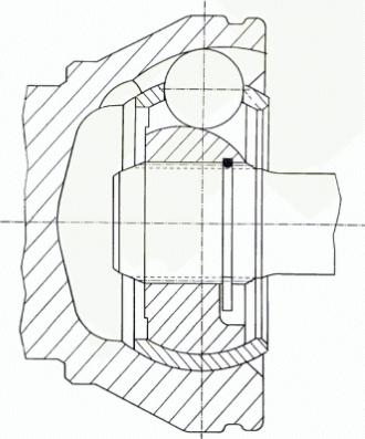 Löbro 302148 - Šarnīru komplekts, Piedziņas vārpsta ps1.lv