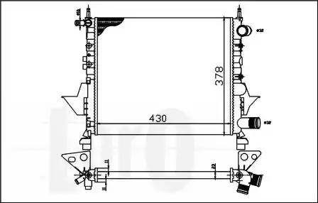 Loro 042-017-0023 - Radiators, Motora dzesēšanas sistēma ps1.lv