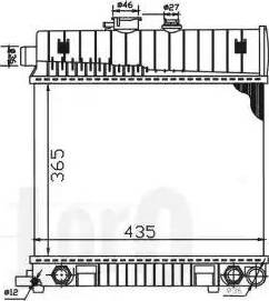 Loro 054-017-0021-B - Radiators, Motora dzesēšanas sistēma ps1.lv