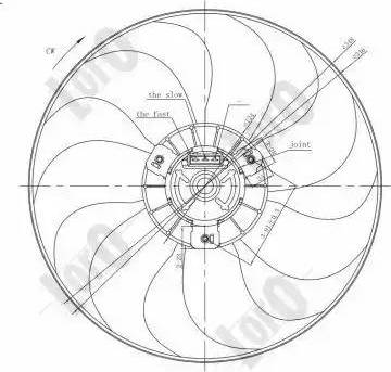 Loro 053-014-0018 - Ventilators, Motora dzesēšanas sistēma ps1.lv